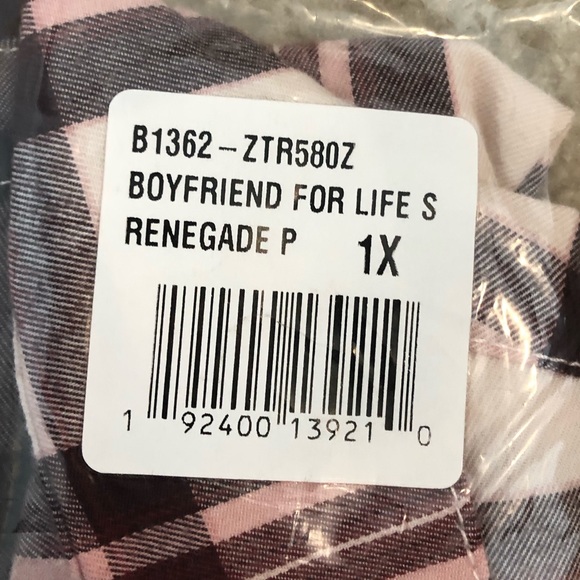 Sanctuary Boyfriend For Life Renegade Plaid Button Down Shirt. NWT! Sz S To 3X - Picture 9 of 13